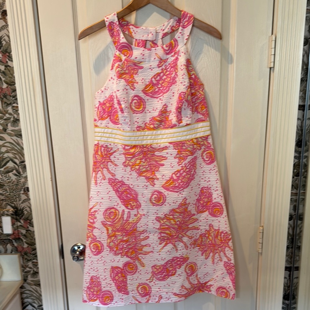 Lilly Pulitzer Pink Sleeveless Halter Sundress